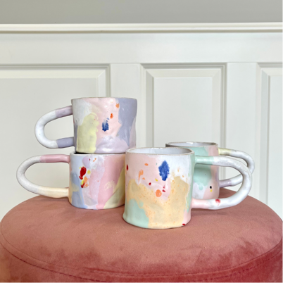The Clay Play Keramik Krus Pastel No. 5
